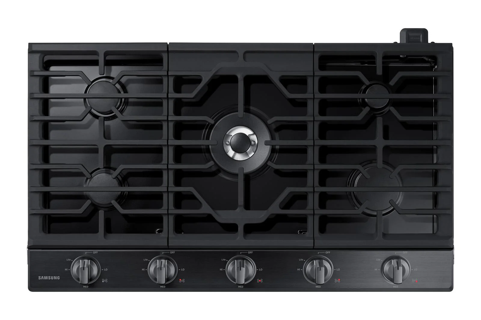 SAMSUNG NA36N6555TG 36" Gas Cooktop (2018) Black in Stainless Steel