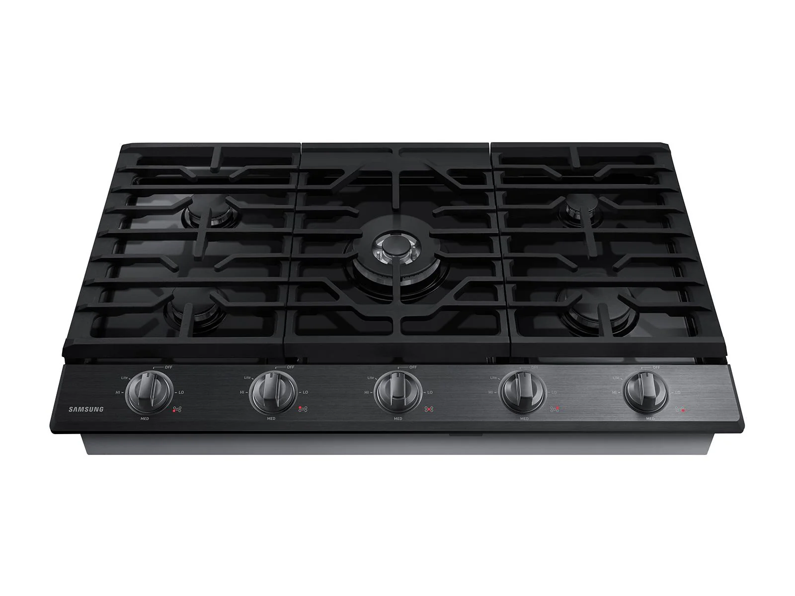SAMSUNG NA36N6555TG 36" Gas Cooktop (2018) Black in Stainless Steel - Image 11