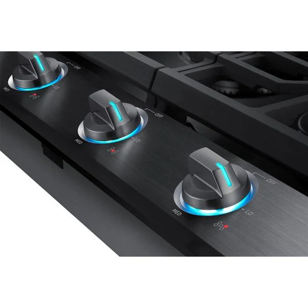 SAMSUNG NA36N6555TG 36" Gas Cooktop (2018) Black in Stainless Steel - Image 7