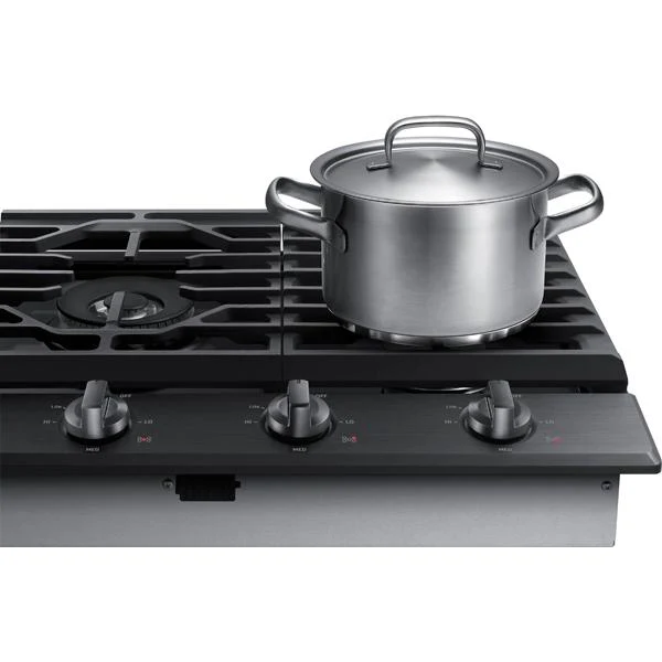 SAMSUNG NA36N6555TG 36" Gas Cooktop (2018) Black in Stainless Steel - Image 8