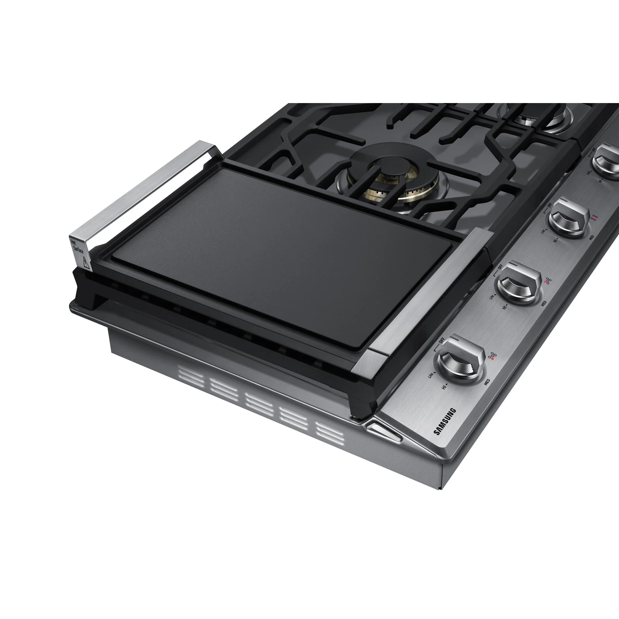 SAMSUNG NA36N7755TS 36" Gas Cooktop with 22K BTU True Dual Power Burner (2018) in Stainless Steel - Image 12