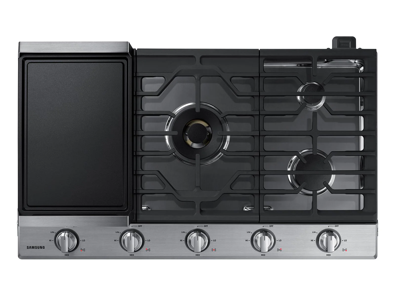 SAMSUNG NA36N7755TS 36" Gas Cooktop with 22K BTU True Dual Power Burner (2018) in Stainless Steel - Image 13