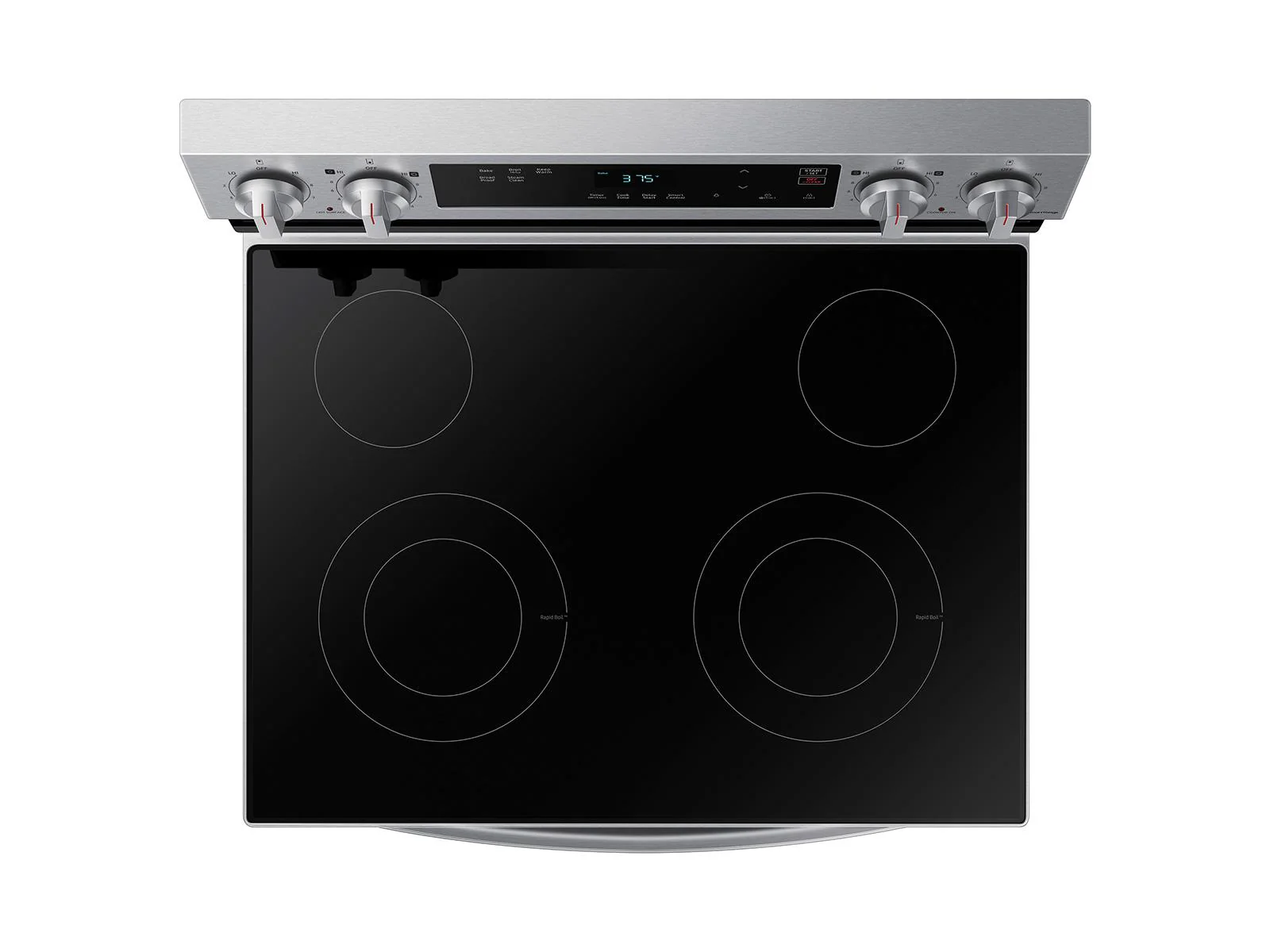SAMSUNG NE63A6111SS 6.3 cu. ft. Smart Freestanding Electric Range with Steam Clean in Stainless Steel Stainless - Image 8