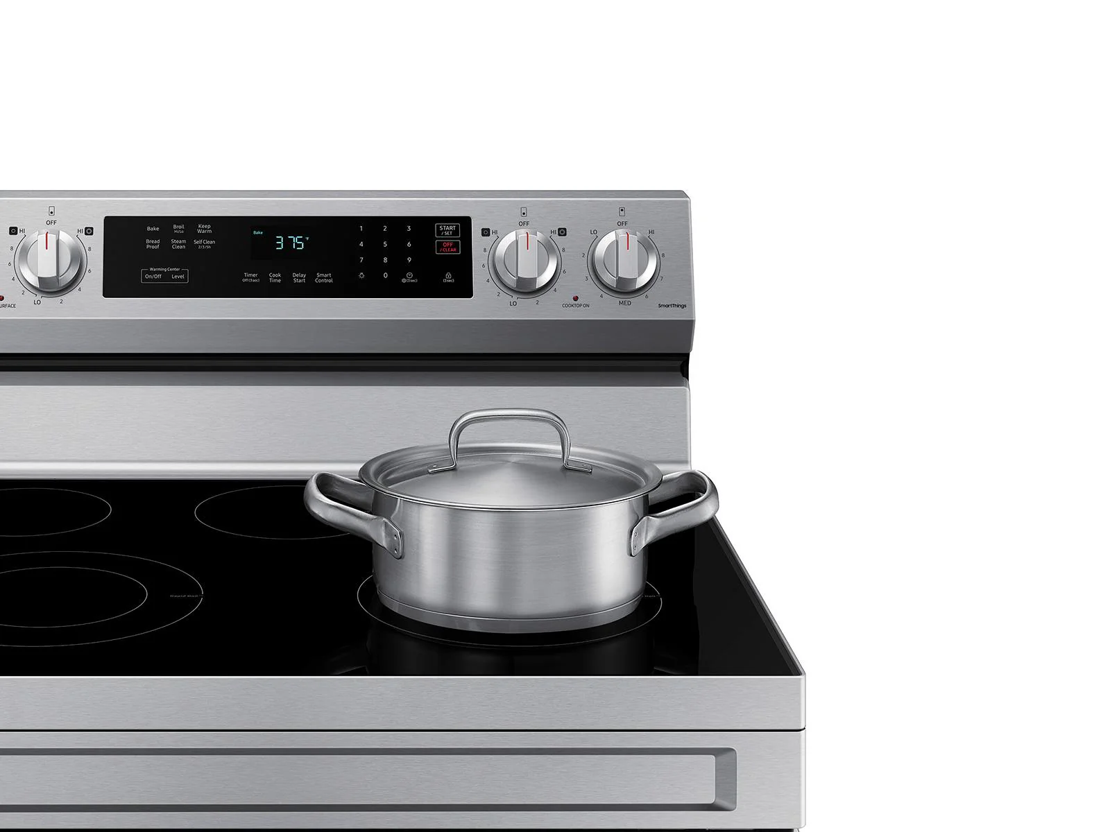 SAMSUNG NE63A6311SS 6.3 cu. ft. Smart Freestanding Electric Range with Rapid Boil™ & Self Clean in Stainless Steel Stainless - Image 8