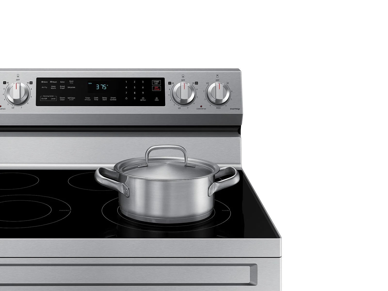 SAMSUNG NE63A6511SS 6.3 cu. ft. Smart Freestanding Electric Range with No-Preheat Air Fry & Convection in Stainless Steel Stainless - Image 8
