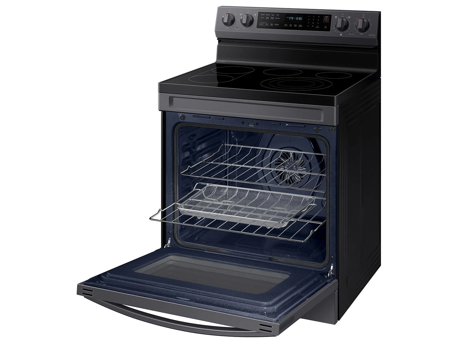 SAMSUNG NE63A6711SG 6.3 cu. ft. Smart Freestanding Electric Range with No-Preheat Air Fry, Convection+ & Griddle in Black in Stainless Steel Black in Stainless Steel - Image 11
