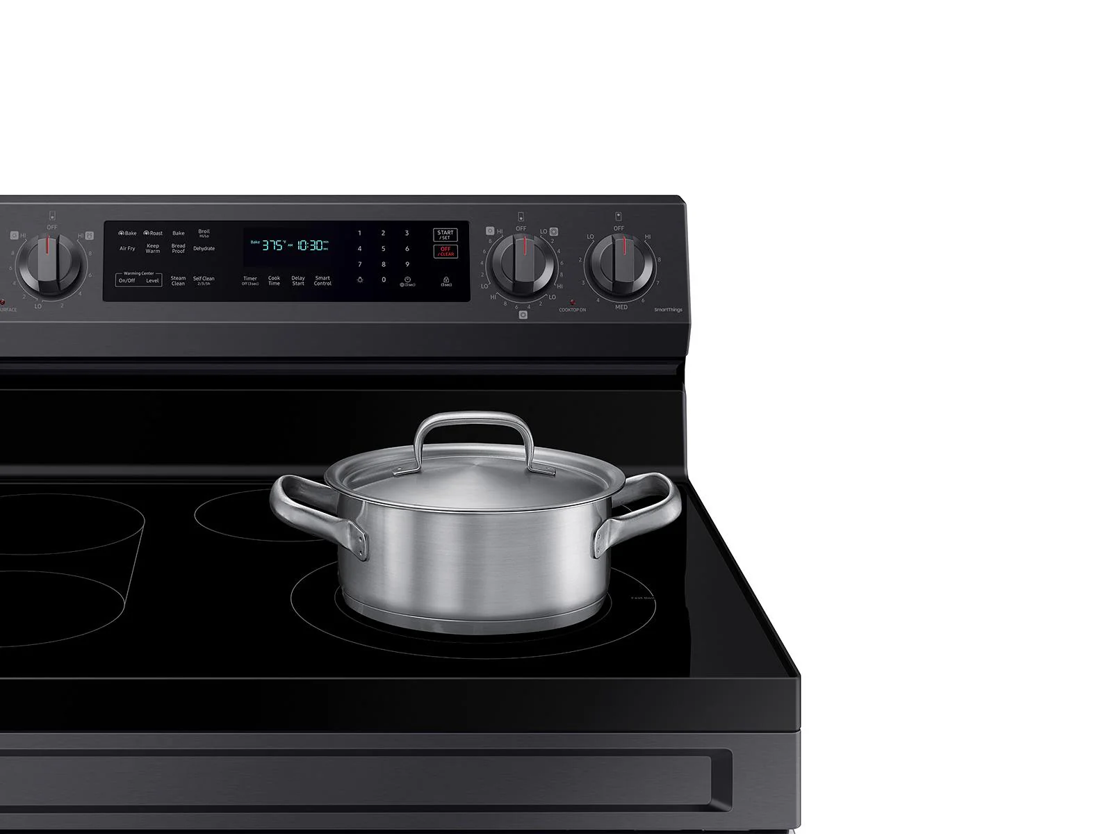 SAMSUNG NE63A6711SG 6.3 cu. ft. Smart Freestanding Electric Range with No-Preheat Air Fry, Convection+ & Griddle in Black in Stainless Steel Black in Stainless Steel - Image 6