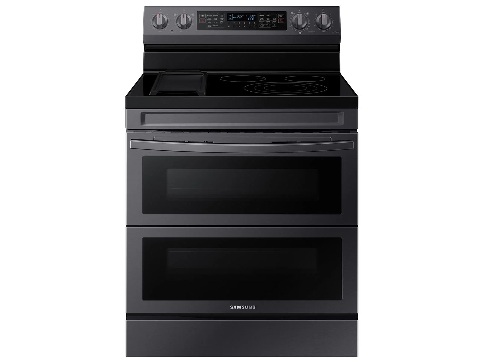 SAMSUNG NE63A6751SG 6.3 cu. ft. Smart Freestanding Electric Range with Flex Duo™, No-Preheat Air Fry & Griddle in Black in Stainless Steel Black in Stainless Steel