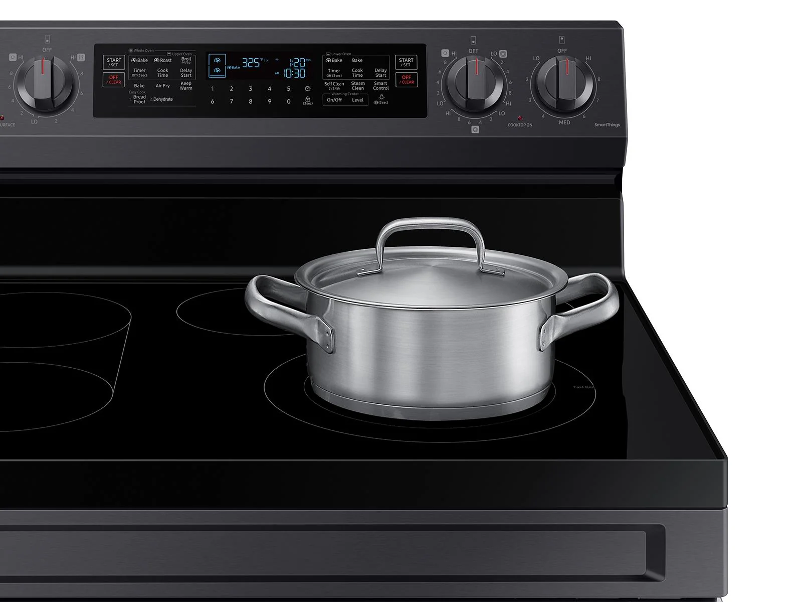 SAMSUNG NE63A6751SG 6.3 cu. ft. Smart Freestanding Electric Range with Flex Duo™, No-Preheat Air Fry & Griddle in Black in Stainless Steel Black in Stainless Steel - Image 9