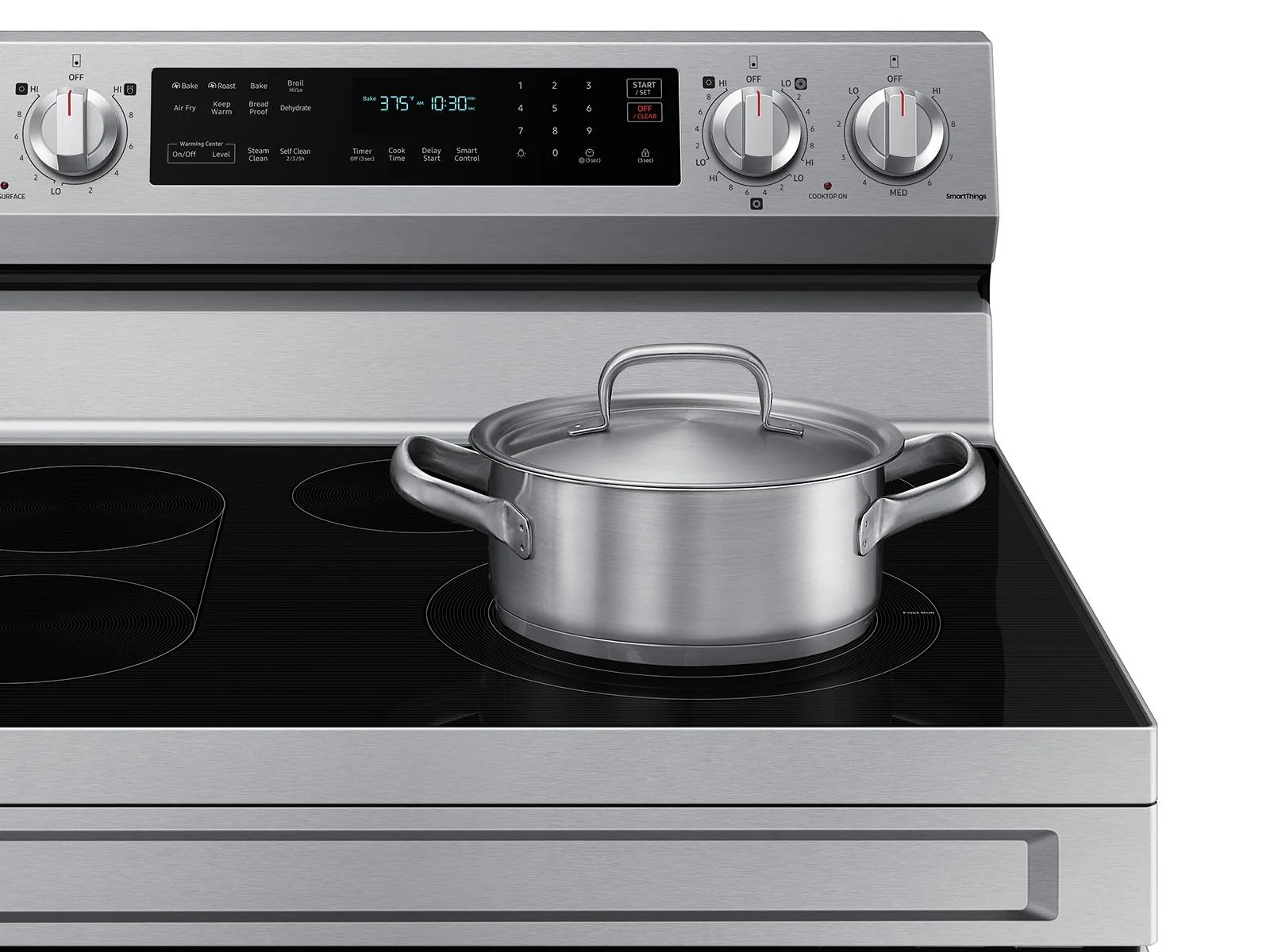 SAMSUNG NE63D6711SR 6.3 cu. ft. Smart Freestanding ENERGY STAR® Certified Electric Range with Air Fry and Griddle in Stainless Steel Stainless - Image 6