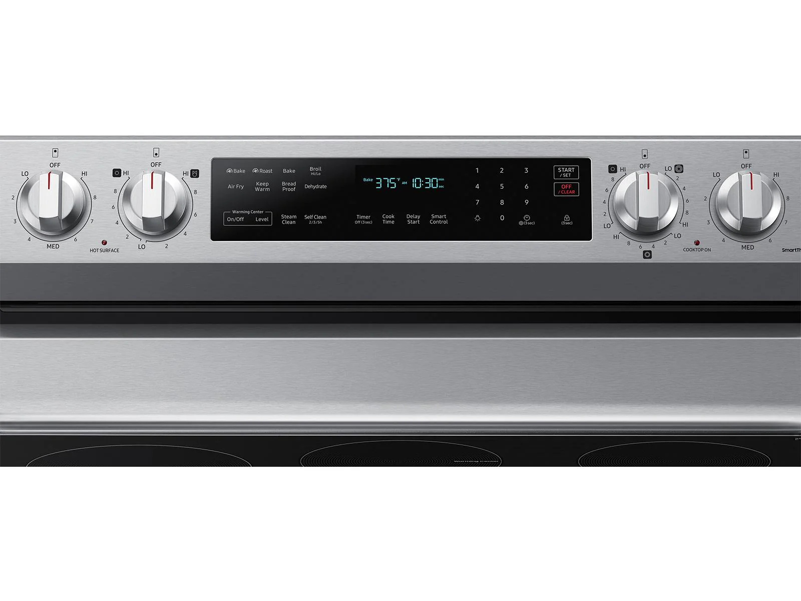 SAMSUNG NE63D6711SR 6.3 cu. ft. Smart Freestanding ENERGY STAR® Certified Electric Range with Air Fry and Griddle in Stainless Steel Stainless - Image 8