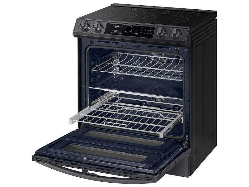SAMSUNG NE63T8751SG 6.3 cu ft. Smart Slide-in Electric Range with Smart Dial, Air Fry, & Flex Duo™ in Black in Stainless Steel Black in Stainless Steel - Image 11