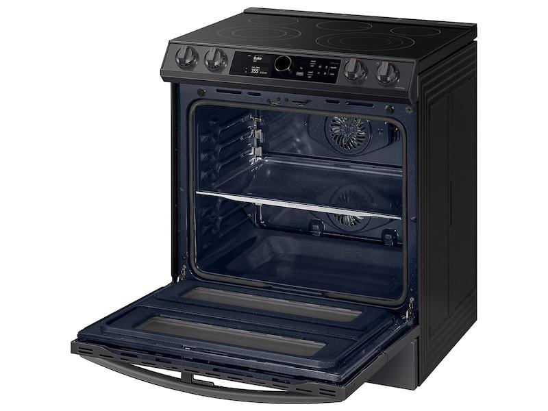 SAMSUNG NE63T8751SG 6.3 cu ft. Smart Slide-in Electric Range with Smart Dial, Air Fry, & Flex Duo™ in Black in Stainless Steel Black in Stainless Steel - Image 12