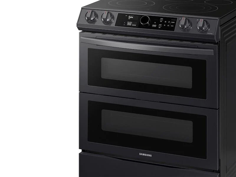 SAMSUNG NE63T8751SG 6.3 cu ft. Smart Slide-in Electric Range with Smart Dial, Air Fry, & Flex Duo™ in Black in Stainless Steel Black in Stainless Steel - Image 7