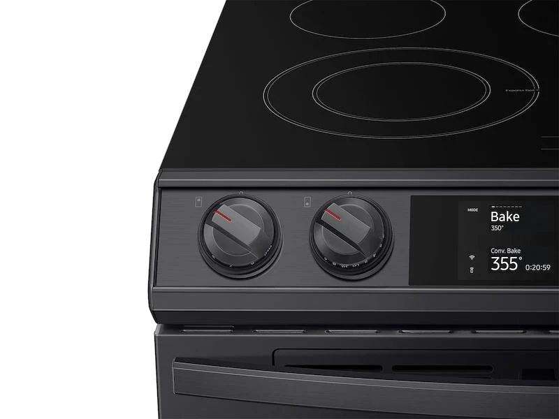 SAMSUNG NE63T8751SG 6.3 cu ft. Smart Slide-in Electric Range with Smart Dial, Air Fry, & Flex Duo™ in Black in Stainless Steel Black in Stainless Steel - Image 8
