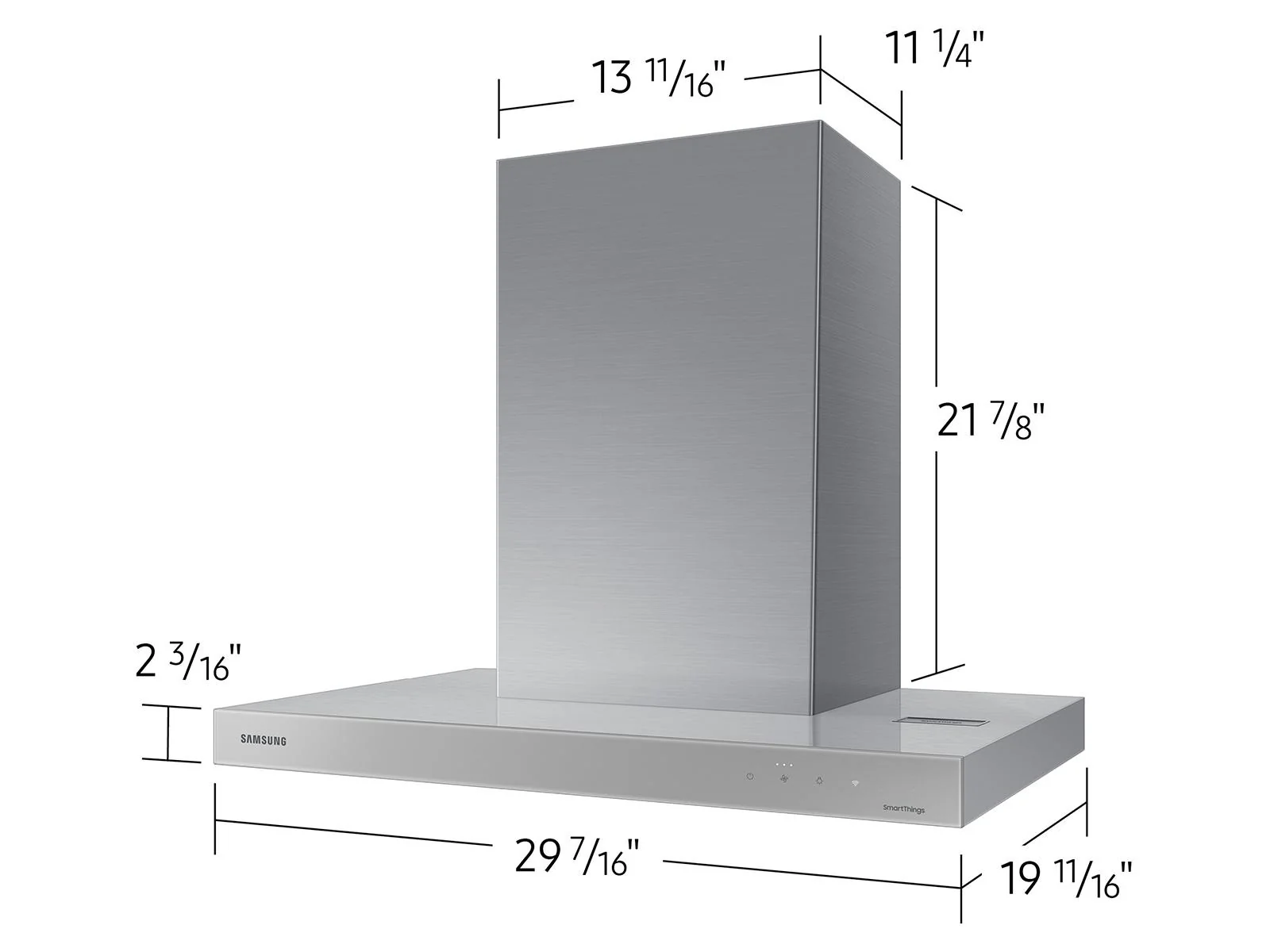 SAMSUNG NK30CB600WCG 30" Bespoke Smart Wall Mount Hood in Clean Grey Gray - Image 4