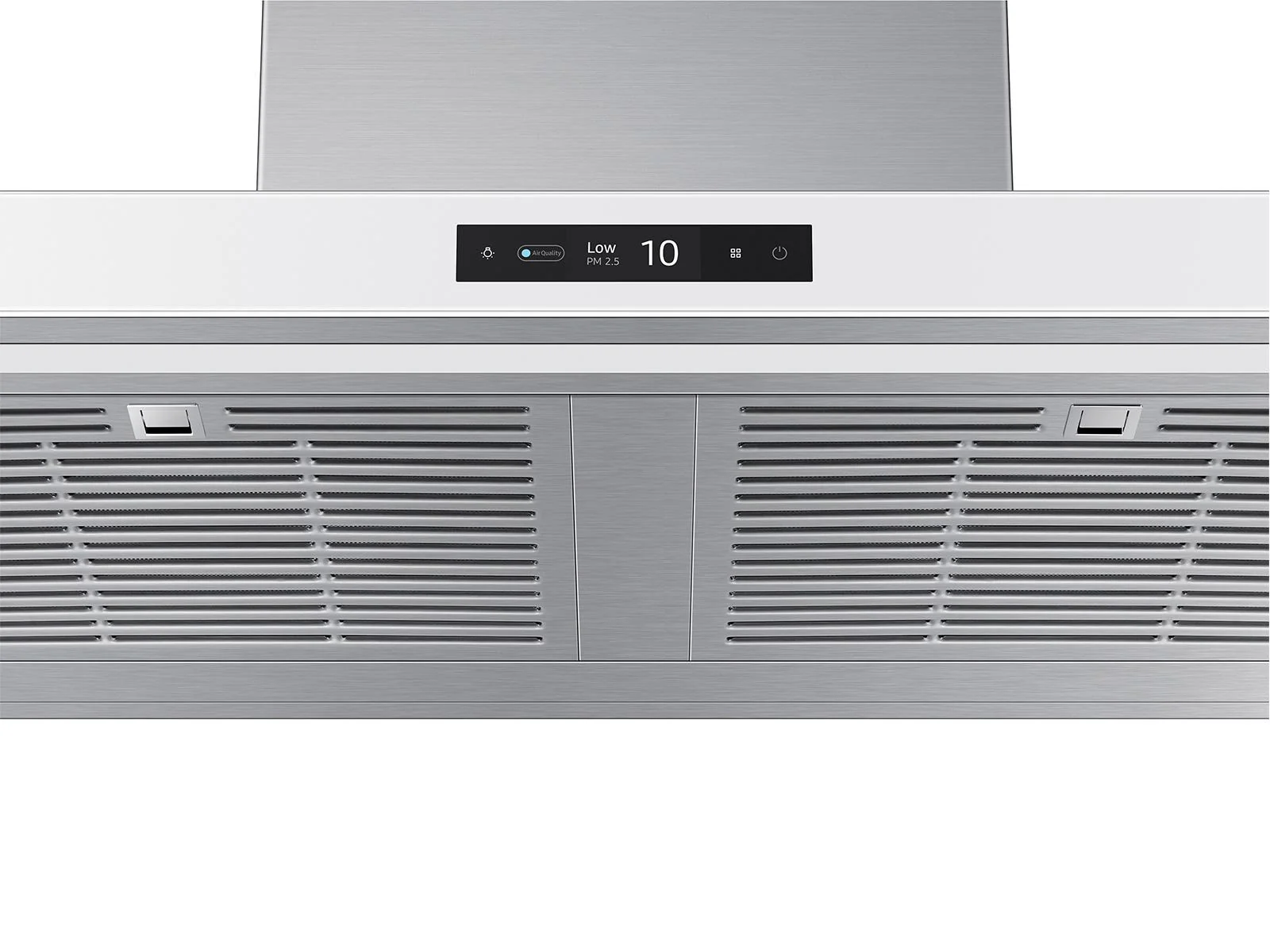 SAMSUNG NK36CB700W12 36" Bespoke Smart Wall Mount Hood with LCD Display in Clean White - Image 8