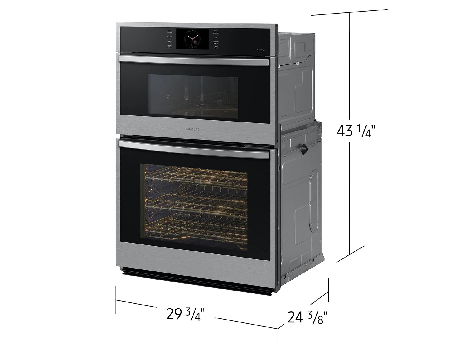 SAMSUNG NQ70CG600DSR 30" Microwave Combination Wall Oven with Steam Cook in Stainless Steel Stainless - Image 6