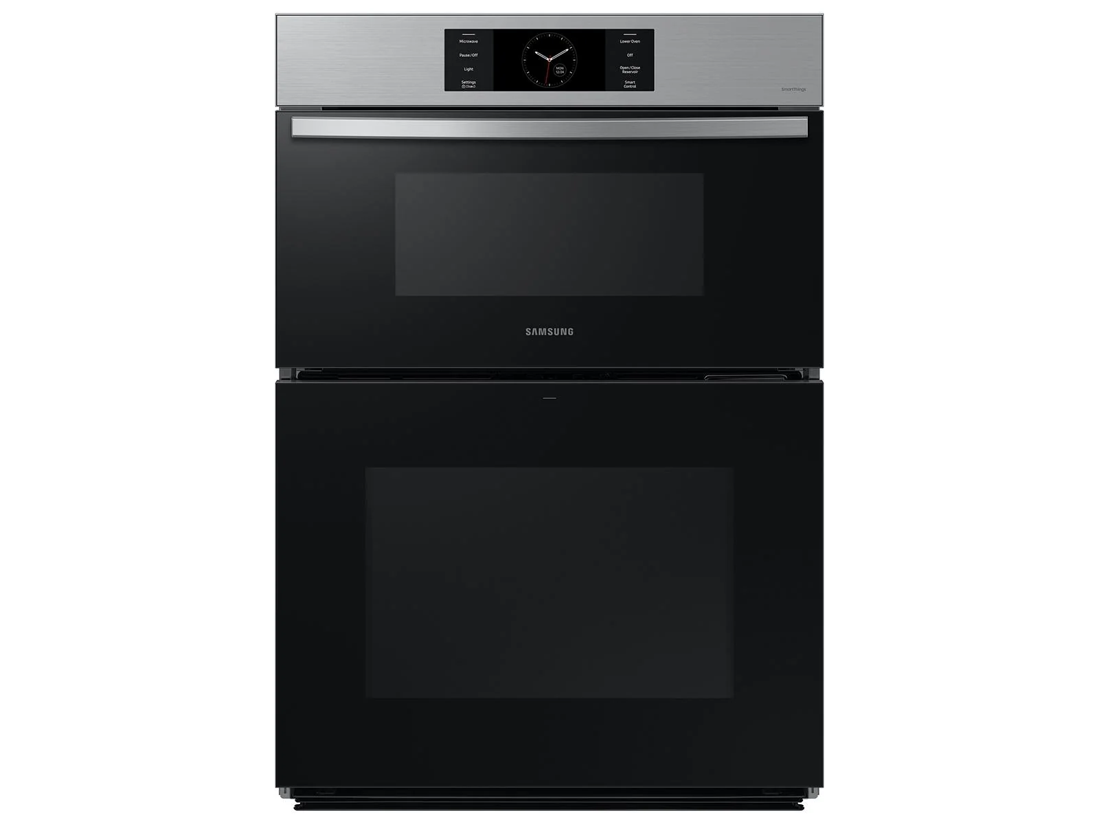 SAMSUNG NQ70CG700DSR Bespoke 30" Microwave Combination Wall Oven with with Flex Duo™ in Stainless Steel Stainless