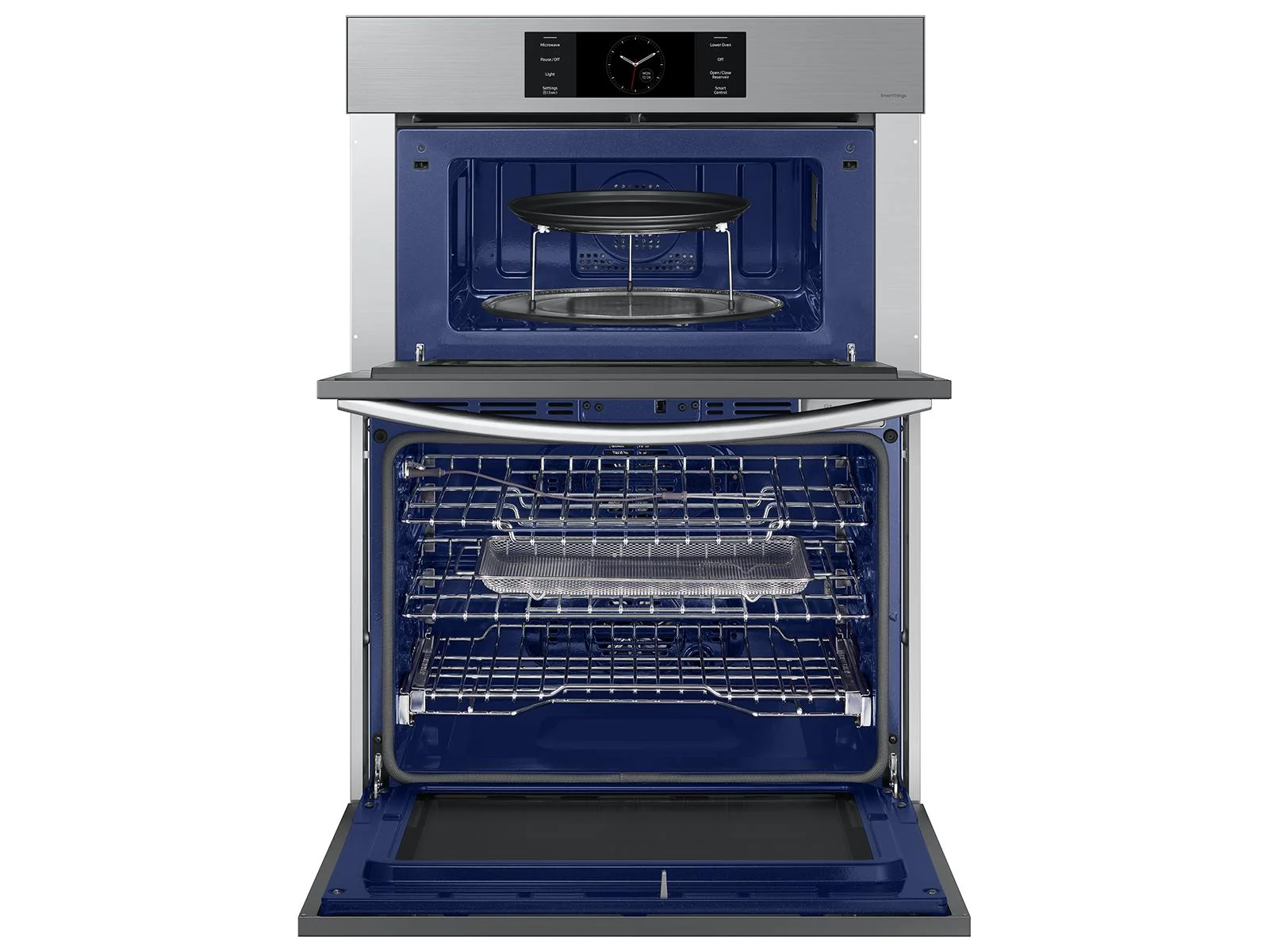 SAMSUNG NQ70CG700DSR Bespoke 30" Microwave Combination Wall Oven with with Flex Duo™ in Stainless Steel Stainless - Image 12