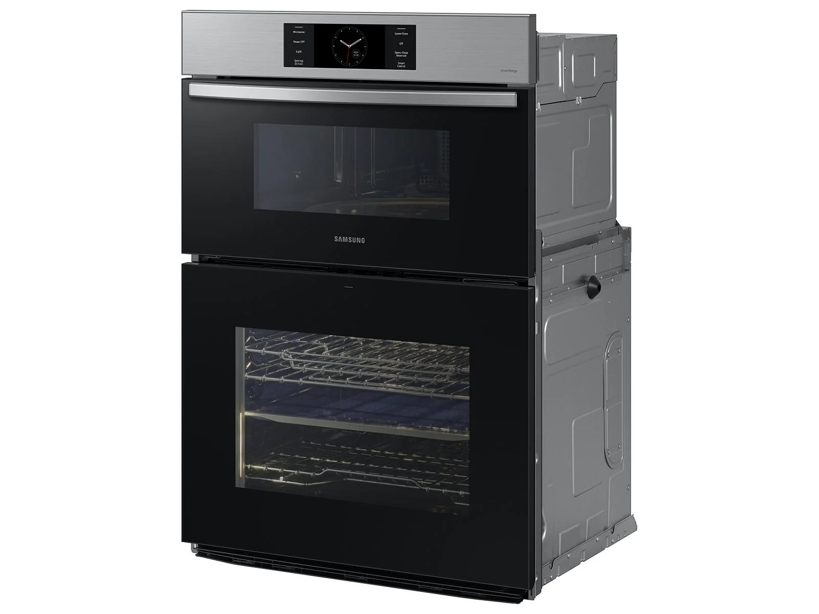 SAMSUNG NQ70CG700DSR Bespoke 30" Microwave Combination Wall Oven with with Flex Duo™ in Stainless Steel Stainless - Image 8