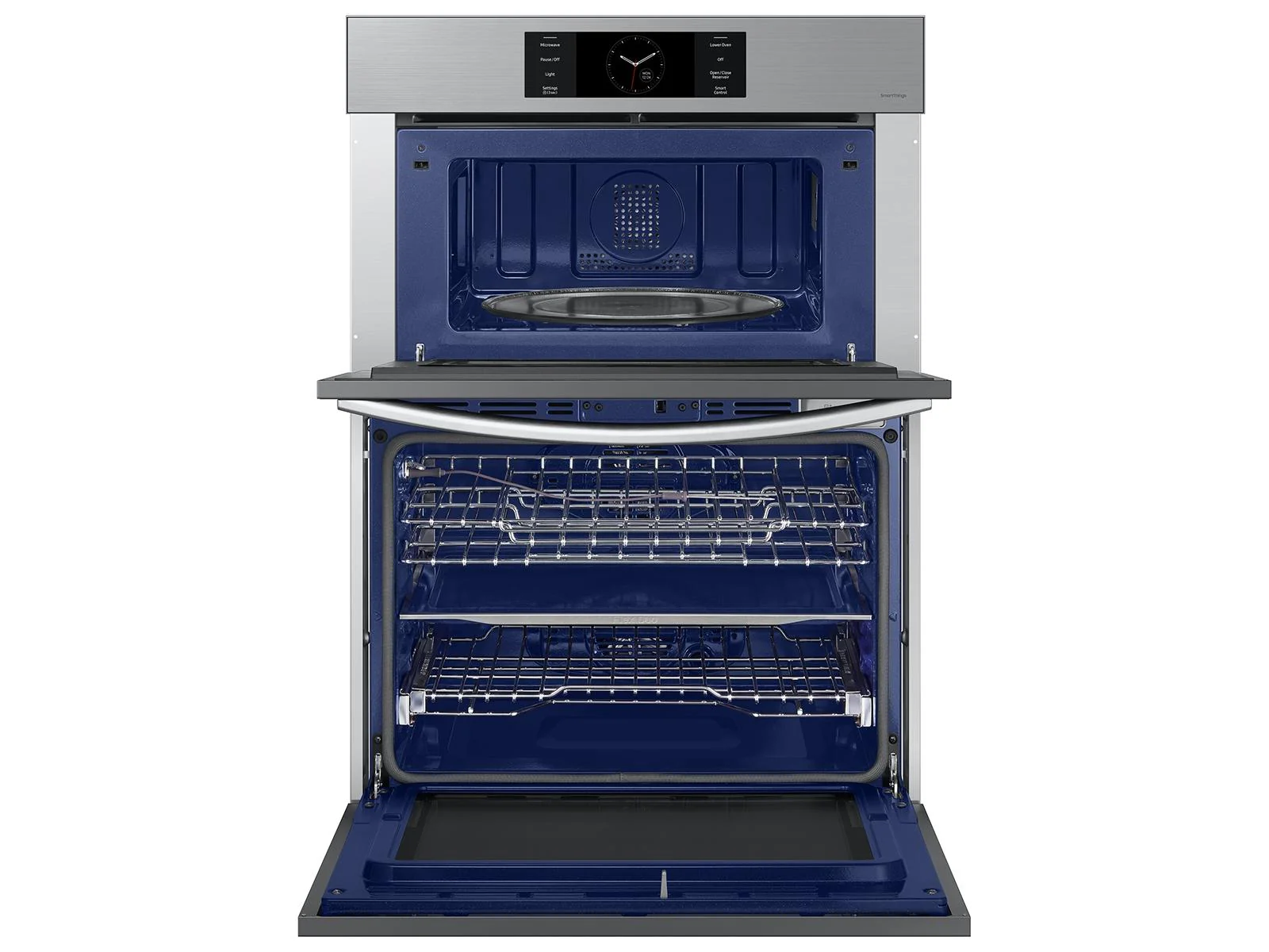 SAMSUNG NQ70CG700DSR Bespoke 30" Microwave Combination Wall Oven with with Flex Duo™ in Stainless Steel Stainless - Image 9