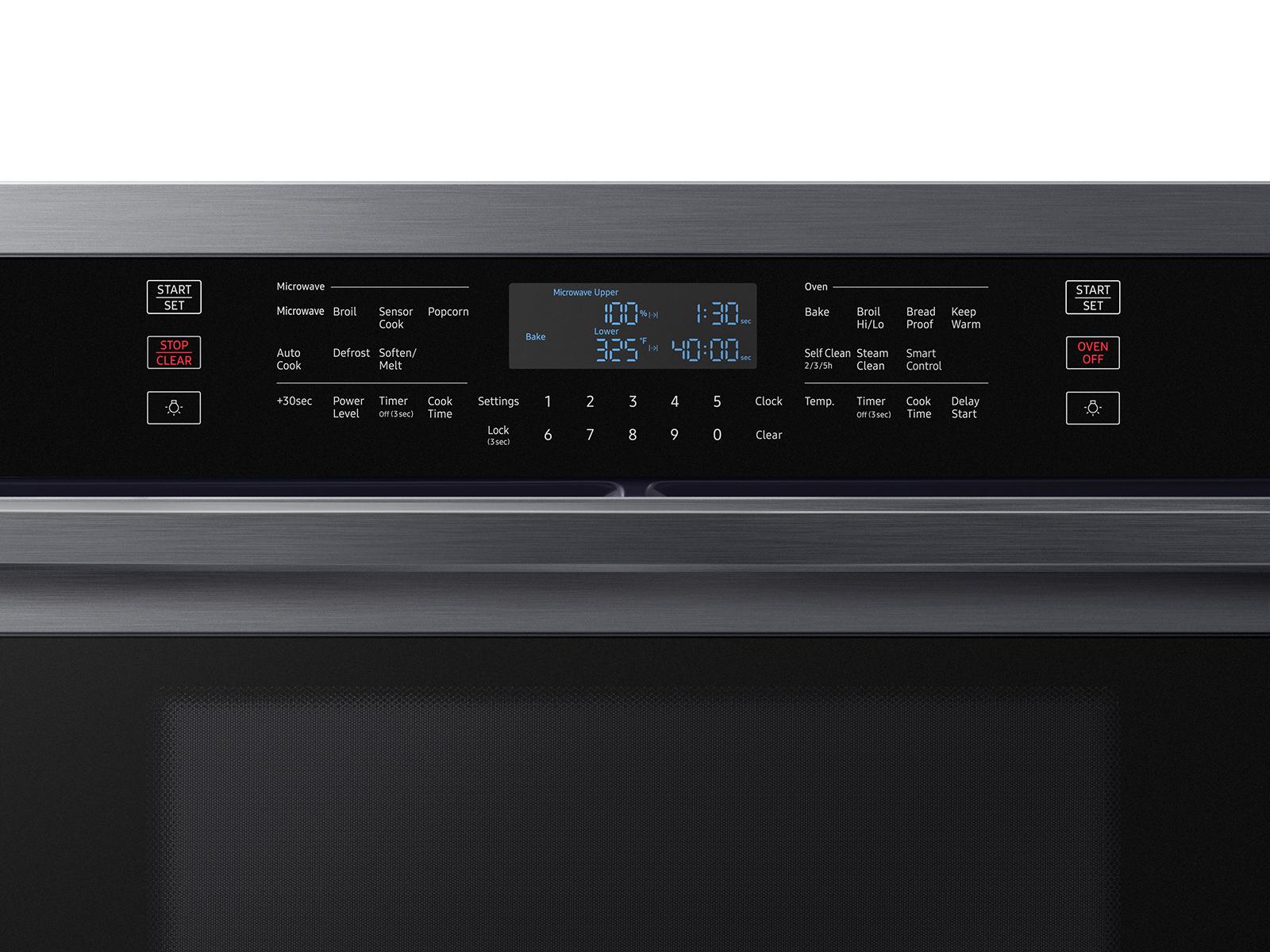 SAMSUNG NQ70T5511DG 30" Microwave Combination Wall Oven with Wi-Fi in Black in Stainless Steel Black in Stainless Steel - Image 16