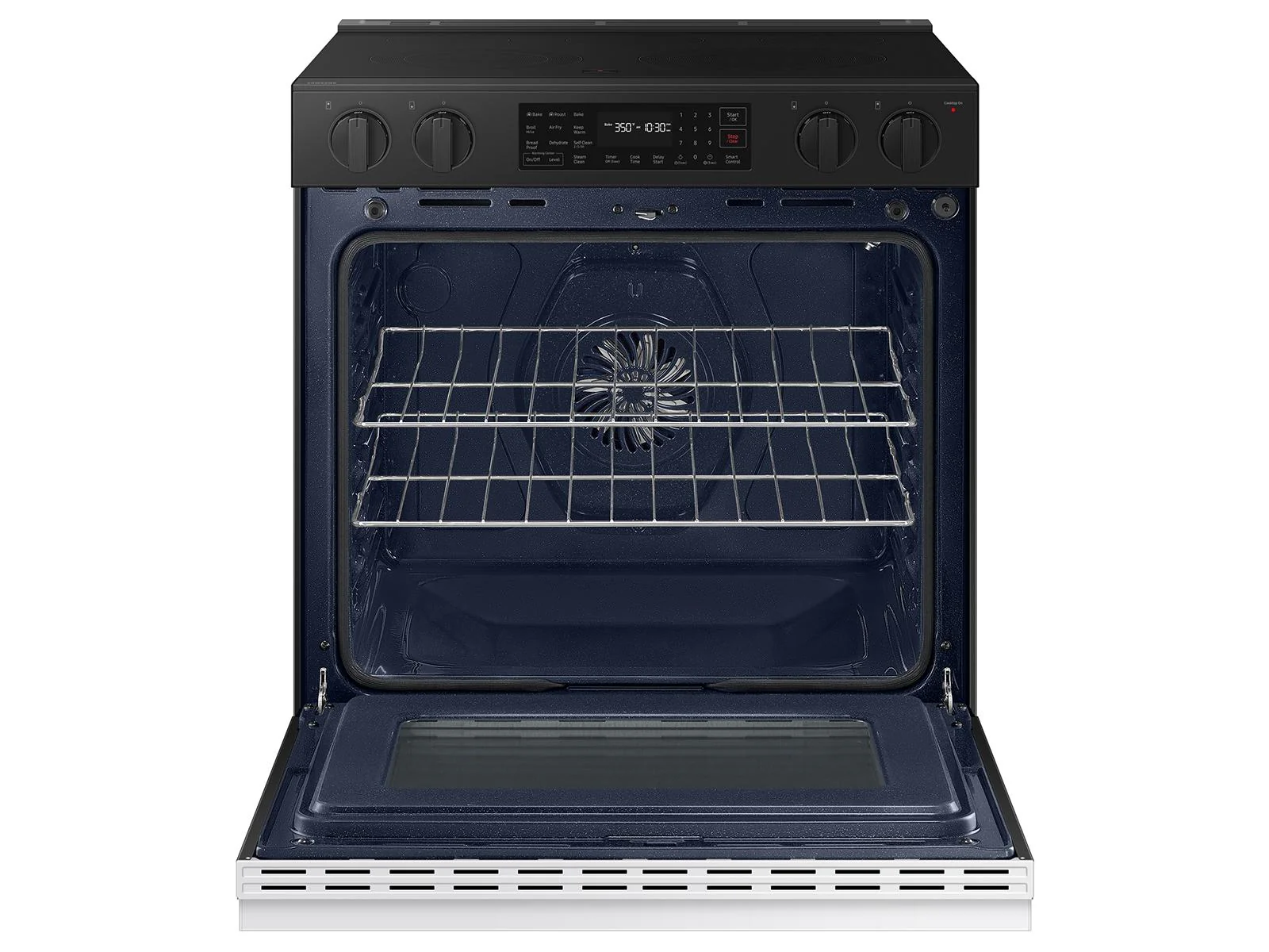SAMSUNG NSE6DB830012 Bespoke 6.3 cu. ft. Smart Slide-In Electric Range with Air Fry & Precision Knobs in White Glass White - Image 8