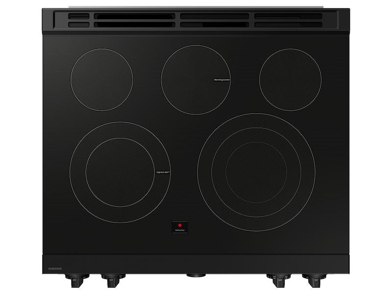SAMSUNG NSE6DB870012 Bespoke 6.3 cu. ft. Smart Slide-In Electric Range with Smart Oven Camera & Illuminated Precision Knobs in White Glass White - Image 12