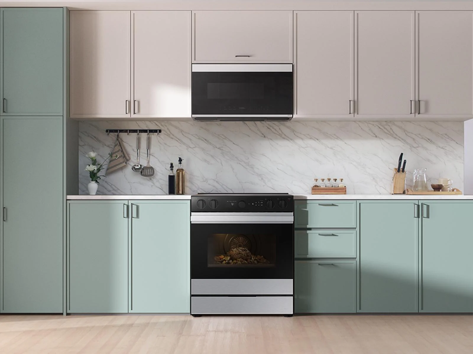 SAMSUNG NSE6DG8500SR Bespoke 6.3 cu. ft. Smart Slide-In Electric Range with Air Sous Vide & Air Fry in Stainless Steel - Image 9