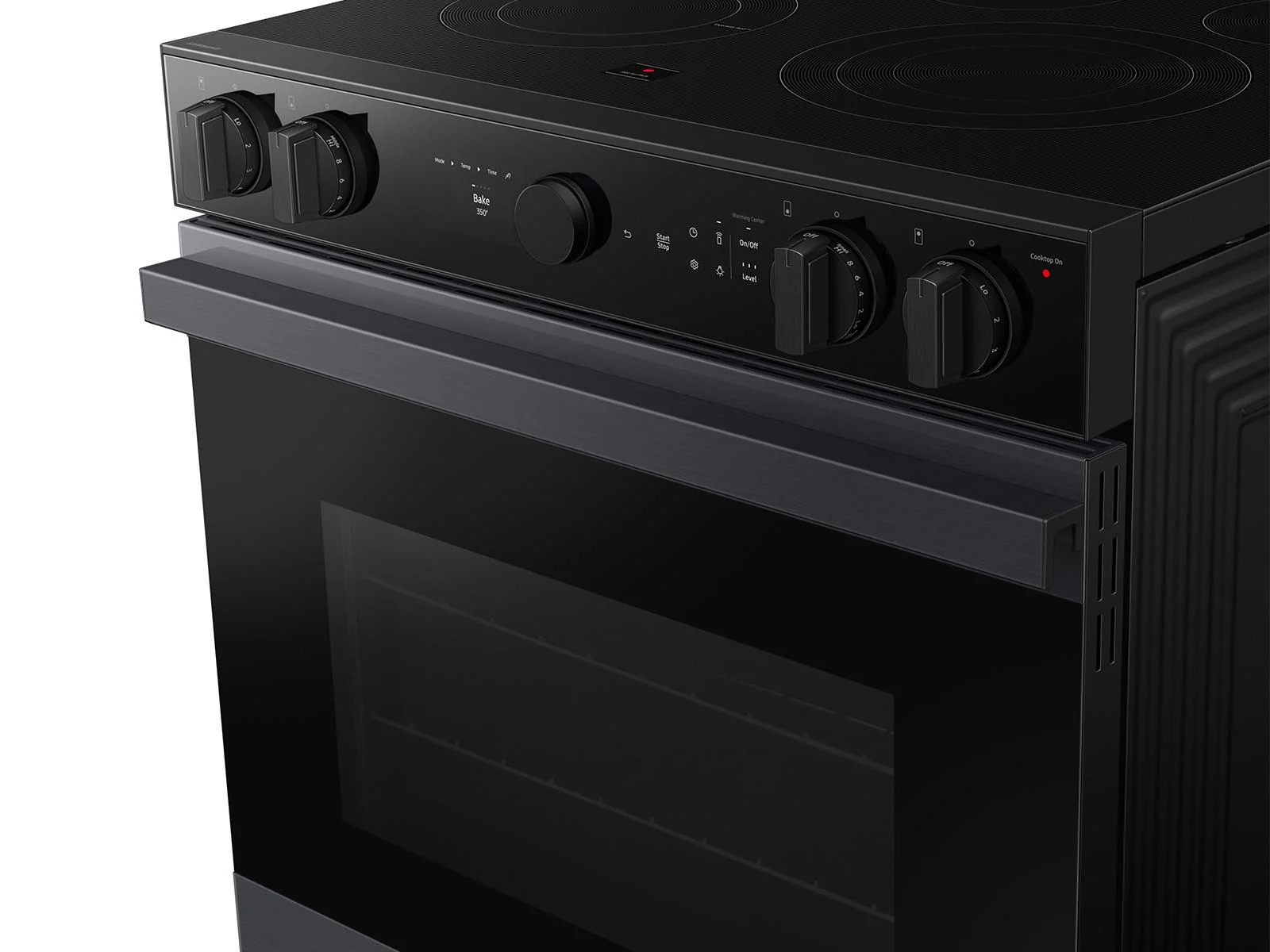 SAMSUNG NSE6DG8502MT Bespoke 6.3 cu. ft. Smart Slide-In ENERGY STAR® Certified Electric Range with Air Fry in Matte Black Steel Black in Stainless Steel - Image 9