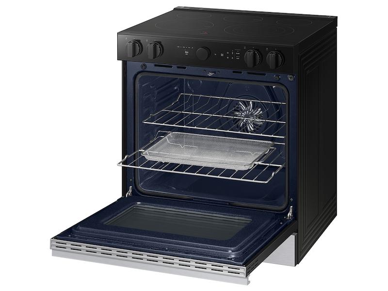 SAMSUNG NSE6DG8700SR Bespoke 6.3 cu. ft. Smart Slide-In Electric Range with Smart Oven Camera & Illuminated Precision Knobs in Stainless Steel - Image 10