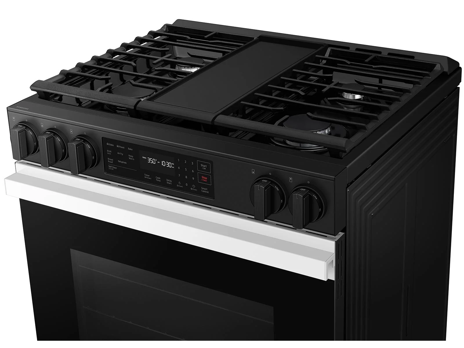 SAMSUNG NSG6DB830012 Bespoke 6.0 cu. ft. Smart Slide-In Gas Range with Air Fry & Precision Knobs in White Glass White - Image 11
