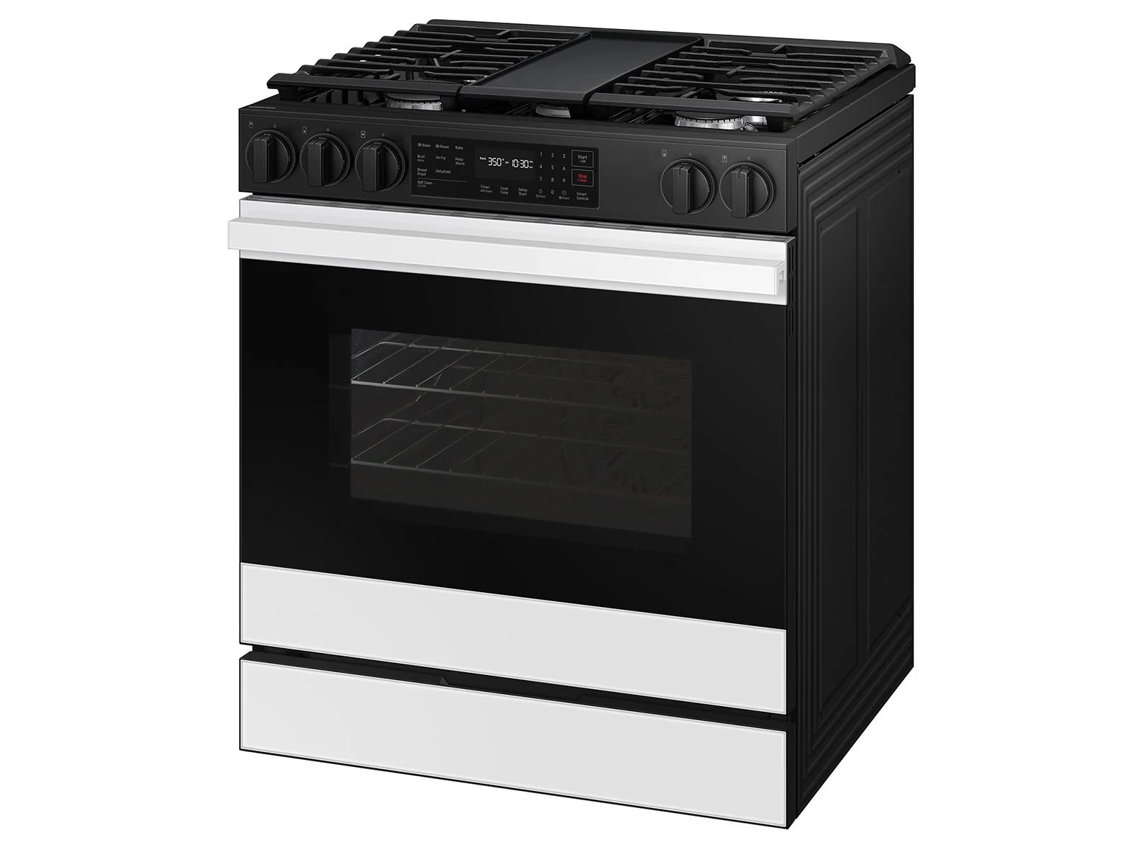 SAMSUNG NSG6DB830012 Bespoke 6.0 cu. ft. Smart Slide-In Gas Range with Air Fry & Precision Knobs in White Glass White - Image 12