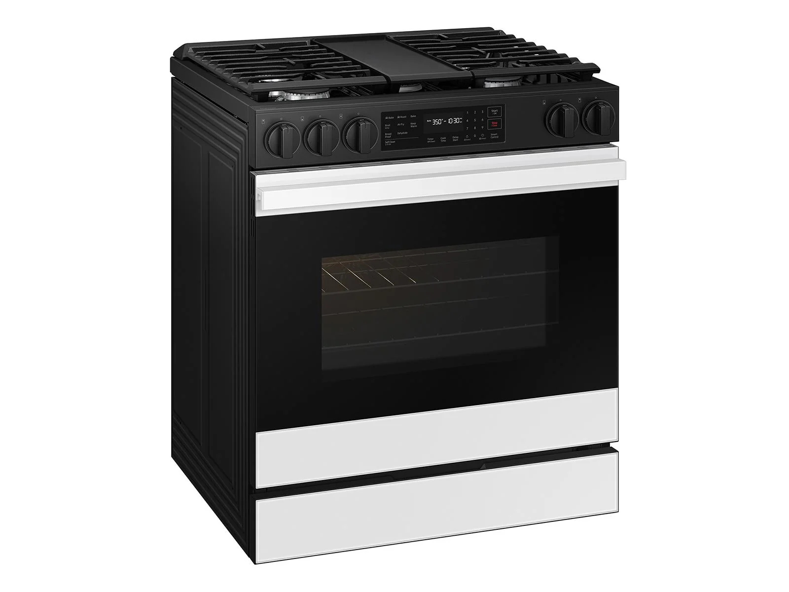 SAMSUNG NSG6DB830012 Bespoke 6.0 cu. ft. Smart Slide-In Gas Range with Air Fry & Precision Knobs in White Glass White - Image 15