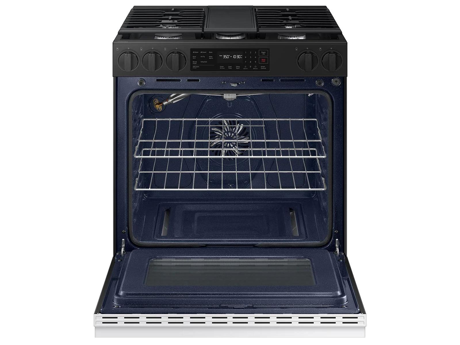 SAMSUNG NSG6DB830012 Bespoke 6.0 cu. ft. Smart Slide-In Gas Range with Air Fry & Precision Knobs in White Glass White - Image 8