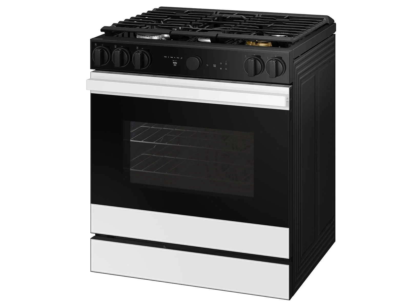 SAMSUNG NSG6DB850012 Bespoke 6.0 cu. ft. Smart Slide-In Gas Range with Air Sous Vide & Air Fry in White Glass White - Image 13