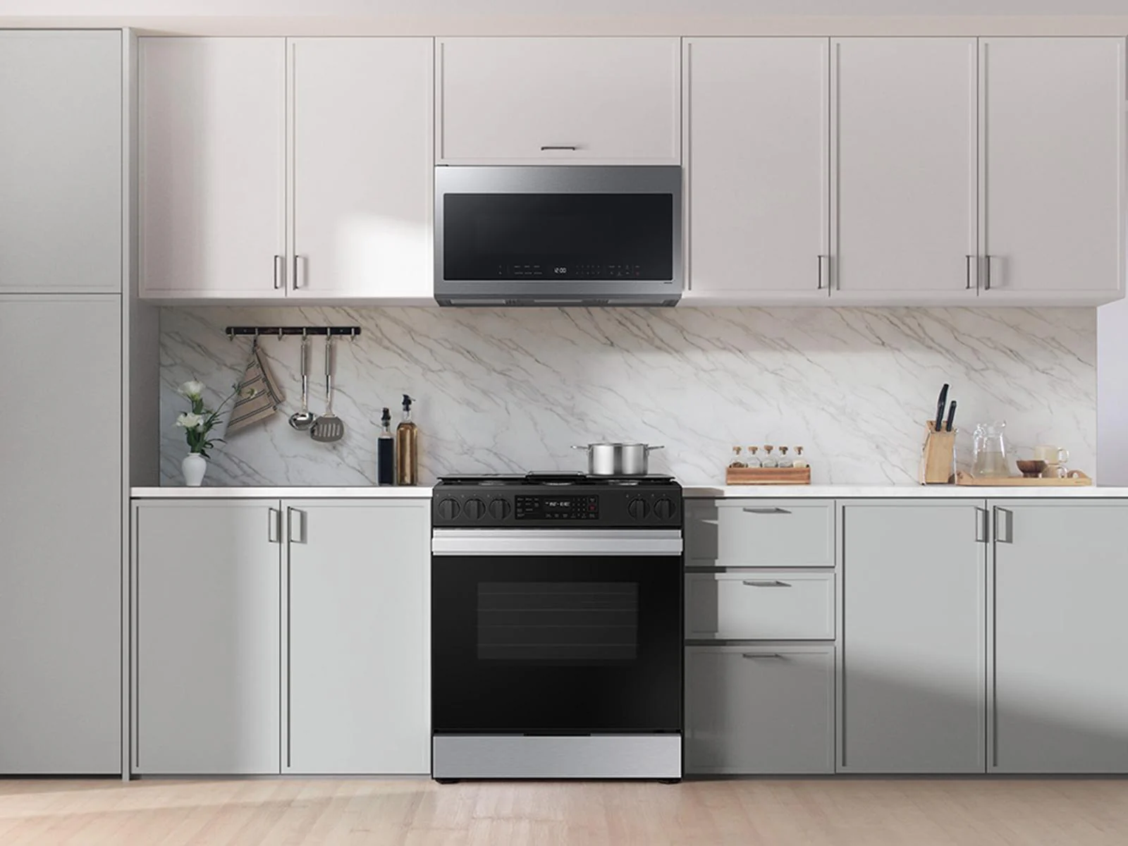SAMSUNG NSG6DG8300SR Bespoke 6.0 cu. ft. Smart Slide-In Gas Range with Air Fry & Precision Knobs in Stainless Steel Stainless - Image 7