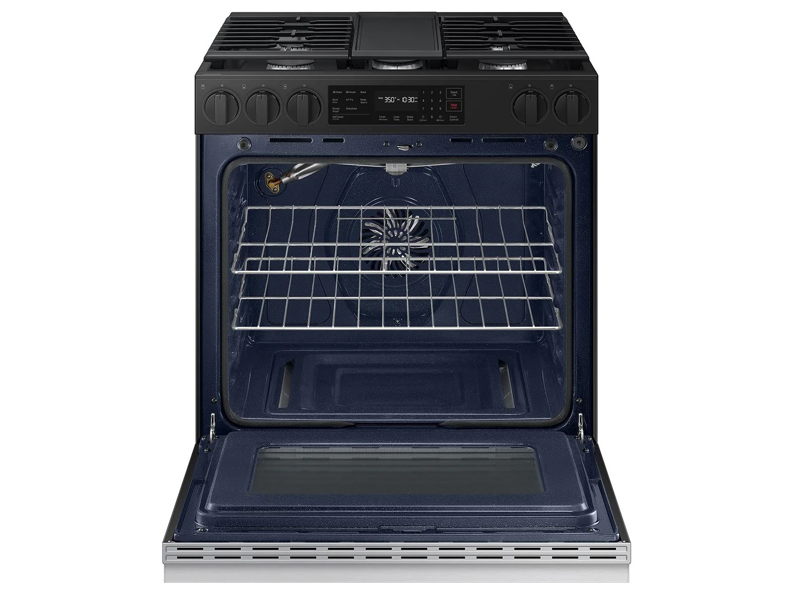 SAMSUNG NSG6DG8300SR Bespoke 6.0 cu. ft. Smart Slide-In Gas Range with Air Fry & Precision Knobs in Stainless Steel Stainless - Image 8