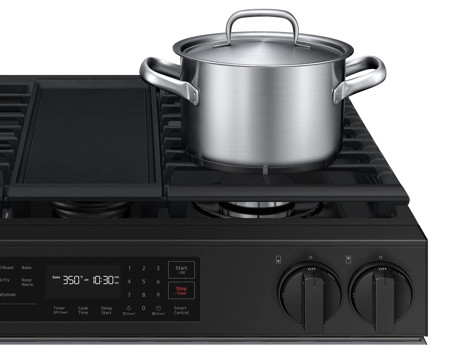 SAMSUNG NSG6DG8300SR Bespoke 6.0 cu. ft. Smart Slide-In Gas Range with Air Fry & Precision Knobs in Stainless Steel Stainless - Image 9