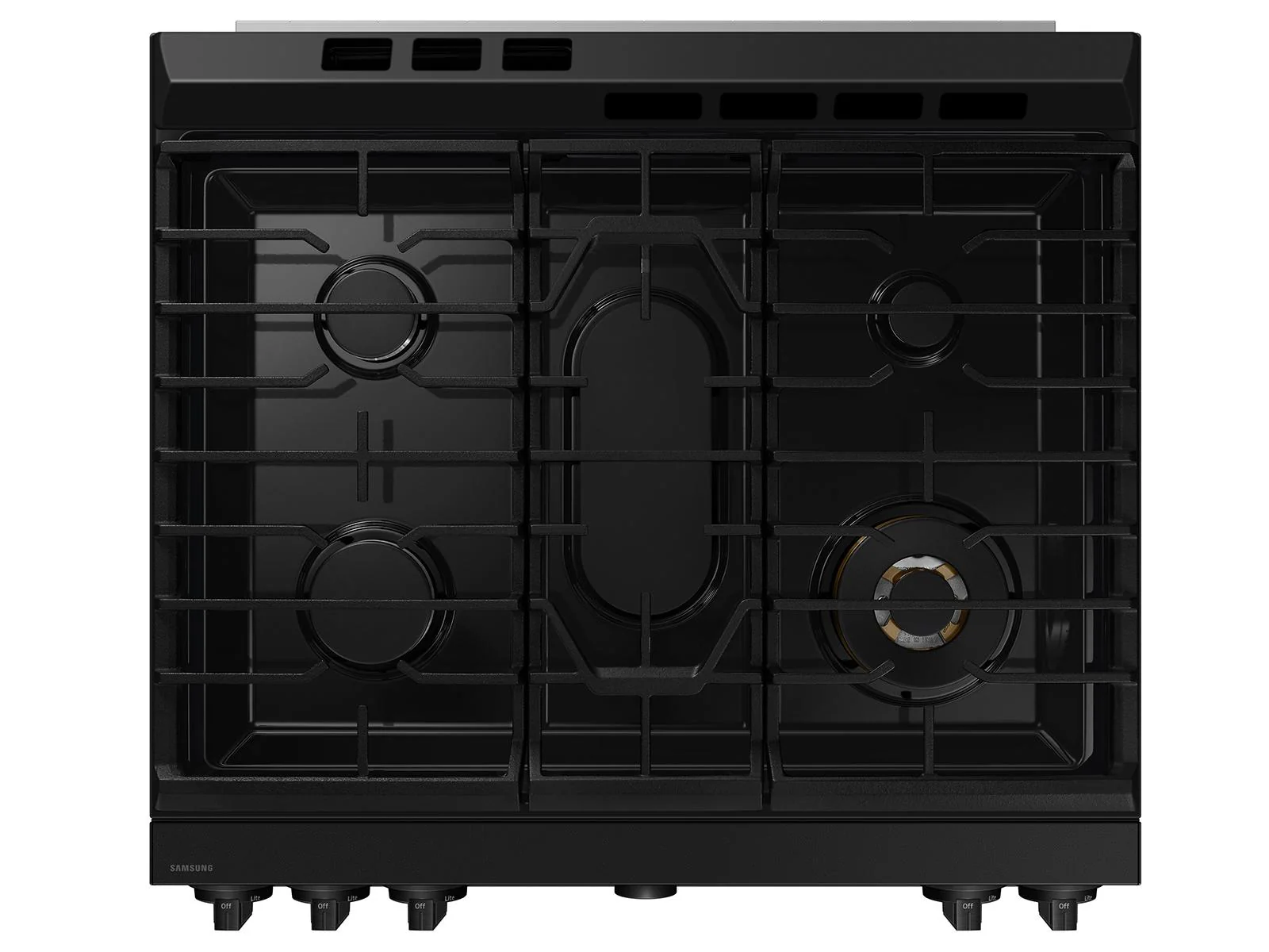 SAMSUNG NSG6DG8500MT Bespoke 6.0 cu. ft. Smart Slide-In Gas Range with Air Sous Vide & Air Fry in Matte Black in Stainless Steel - Image 11