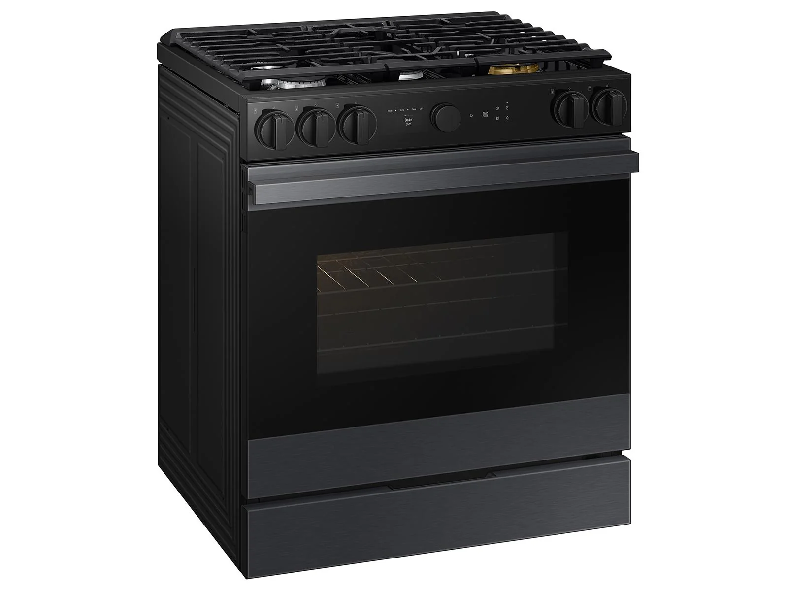 SAMSUNG NSG6DG8500MT Bespoke 6.0 cu. ft. Smart Slide-In Gas Range with Air Sous Vide & Air Fry in Matte Black in Stainless Steel - Image 16