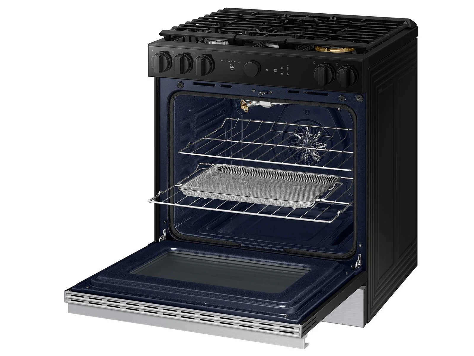SAMSUNG NSG6DG8500SR Bespoke 6.0 cu. ft. Smart Slide-In Gas Range with Air Sous Vide & Air Fry in Stainless Steel Stainless - Image 15