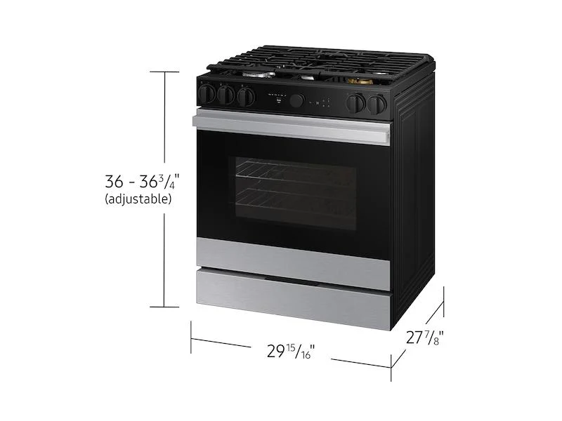 SAMSUNG NSG6DG8700SR Bespoke 6.0 cu. ft. Smart Slide-In Gas Range with Smart Oven Camera & Illuminated Precision Knobs in Stainless Steel - Image 5