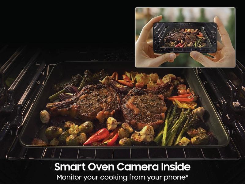 SAMSUNG NSG6DG8700SR Bespoke 6.0 cu. ft. Smart Slide-In Gas Range with Smart Oven Camera & Illuminated Precision Knobs in Stainless Steel - Image 6