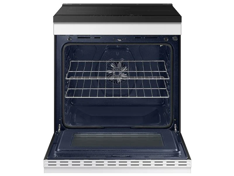 SAMSUNG NSI6DB950012 Bespoke 6.3 cu. ft. Smart Slide-In Induction Range with Ambient Edge Lighting™ & Air Sous Vide in White Glass White - Image 11