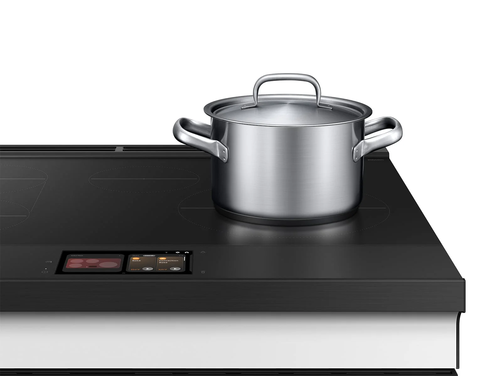 SAMSUNG NSI6DB990012 Bespoke 6.3 cu. ft. AI Slide-In Induction Range with AI Hub™ & Smart Oven Camera in White Glass White - Image 13