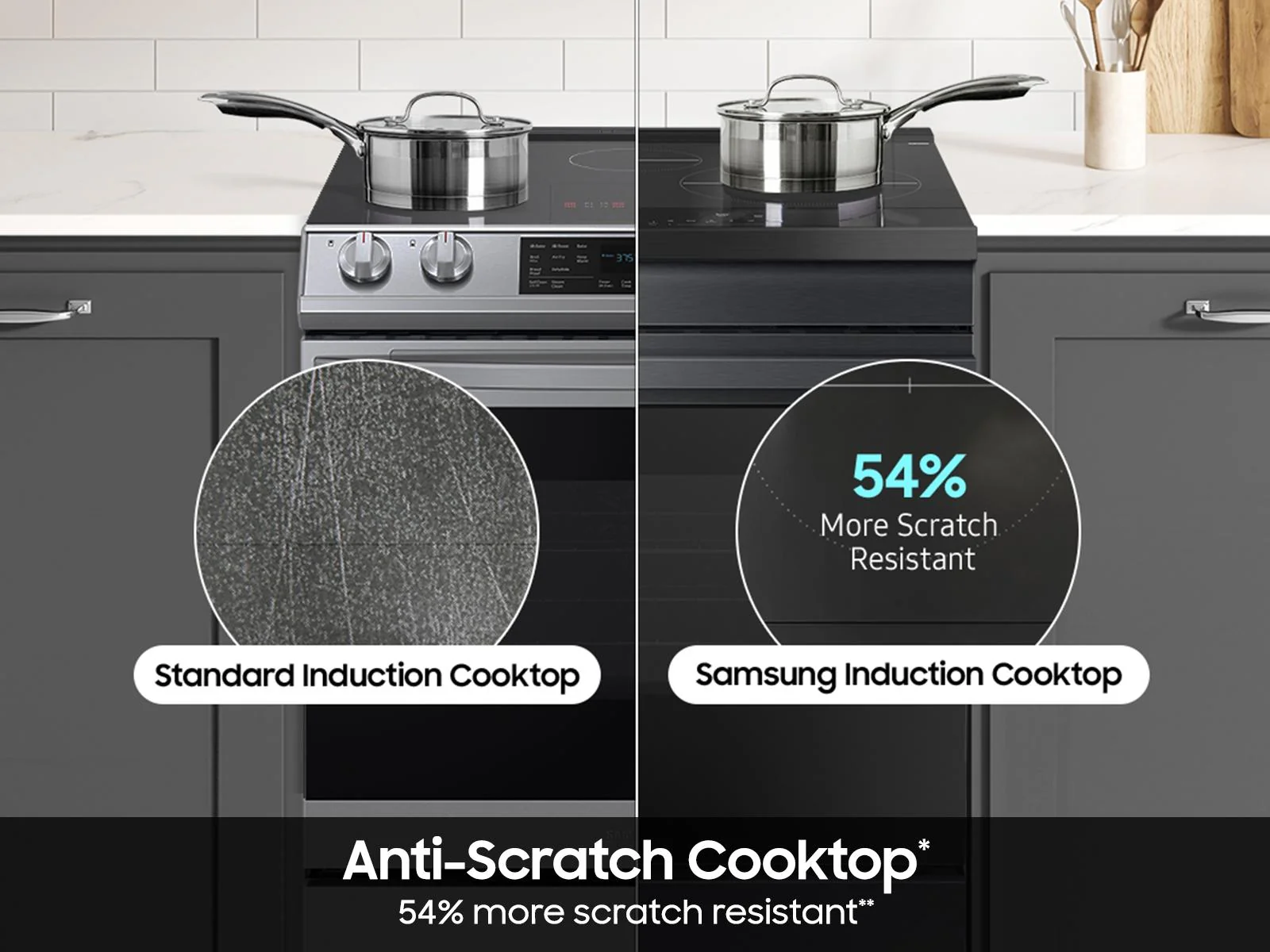SAMSUNG NSI6DG9100SR Bespoke 6.3 cu. ft. Smart Slide-In Induction Range with Anti-Scratch Glass Cooktop in Stainless Steel - Image 7