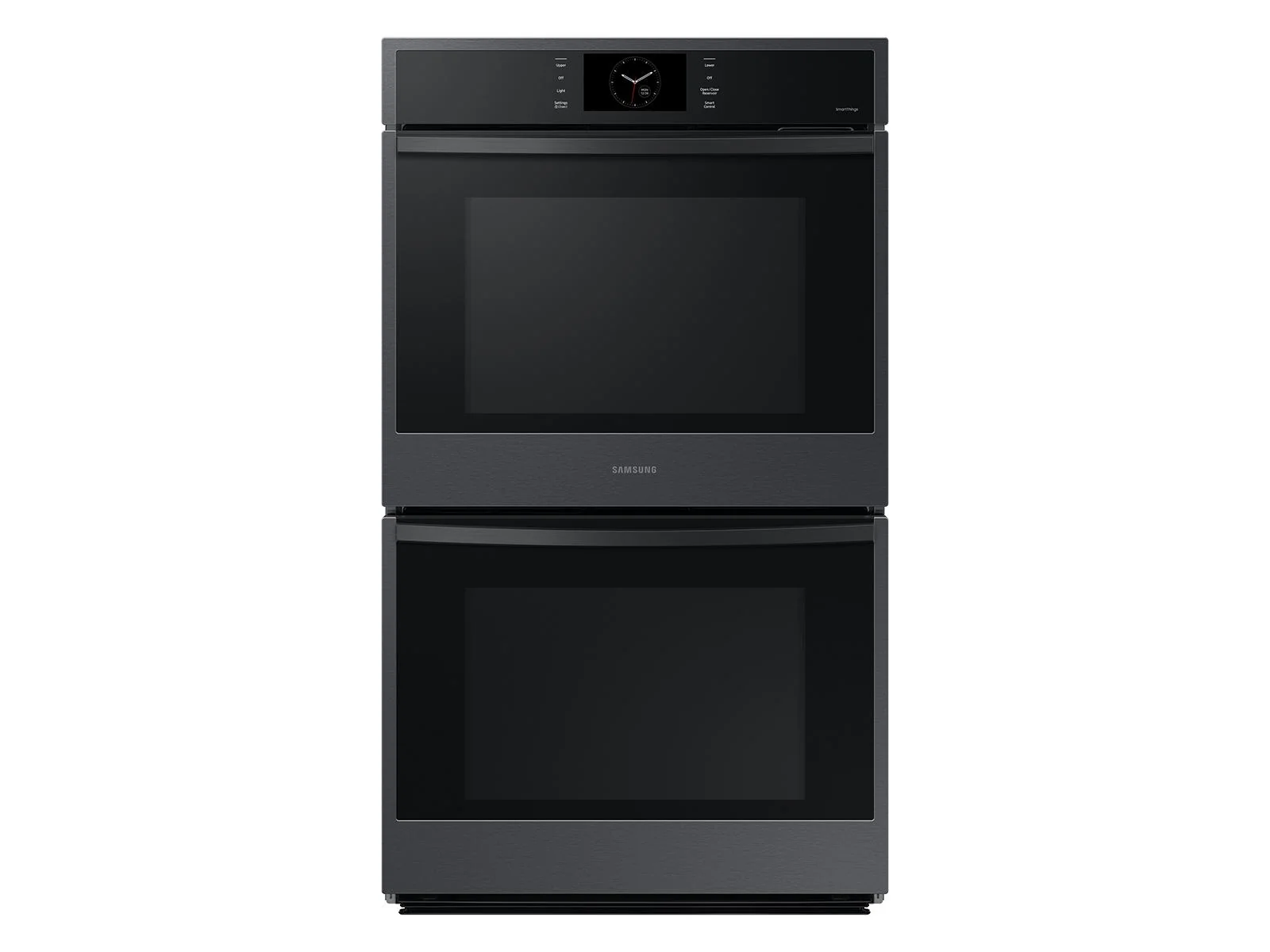 SAMSUNG NV51CG600DMT 30" Double Wall Oven with Steam Cook in Matte Black in Stainless Steel