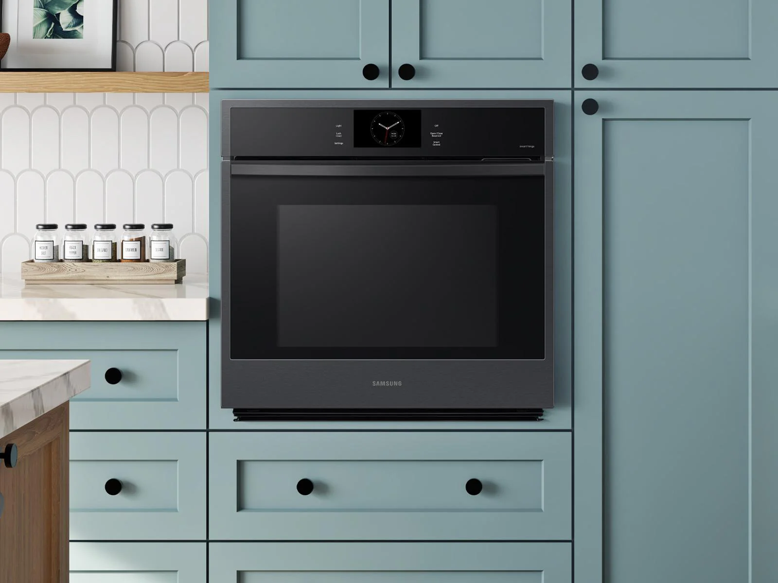 SAMSUNG NV51CG600SMT 30" Single Wall Oven with Steam Cook in Matte Black Steel Black in Stainless Steel - Image 7